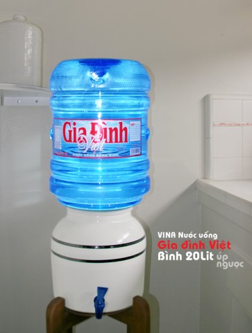 Nước uống Gia Đình Việt đóng binh 20L